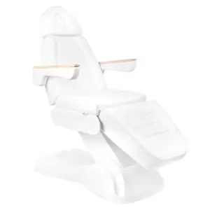 SILLON Lux 273b электро косметическое кресло + 304 табуретка белая