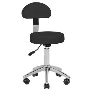 SILLON Lux 273b электро косметическое кресло + табурет 304, черный