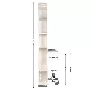 Kirpyklėlės konsolė Gabbiano B058 su perlais