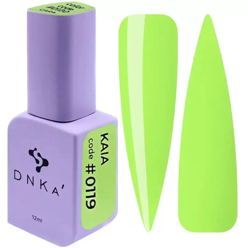 0119 DNKa gelinis nagų lakas, 12 ml 0119 DNKa gelinis nagų lakas, 12 ml