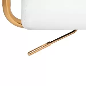 Косметическое кресло QS-OF211G, белое золото