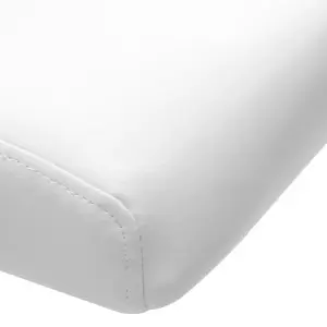 Cadeira de cosmética QS-OF211G, ouro branco