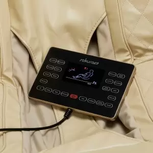 Masažinė kėdė "Sakura Comfort Plus 806", smėlio spalvos