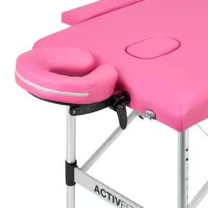 Activ Fizjo алюминиевый массажный стол Comfort, розовый