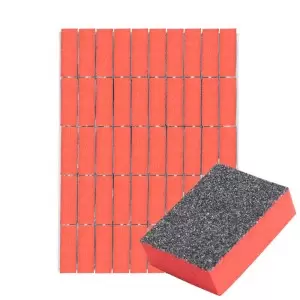 Mini poliravimo blokas, 50 vnt., 100/180, pilkos spalvos
