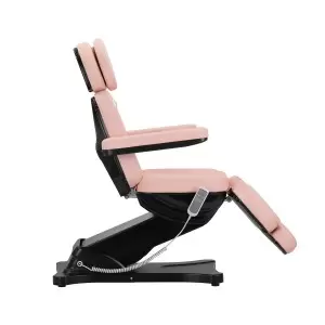 Elektrinis grožio krėslas SILLON CLASSIC, 3 varikliai, rožinės ir juodos spalvos