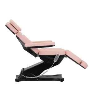 Elektrinis grožio krėslas SILLON CLASSIC, 3 varikliai, rožinės ir juodos spalvos