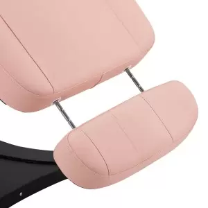 Elektrinis grožio krėslas SILLON CLASSIC, 3 varikliai, rožinės ir juodos spalvos