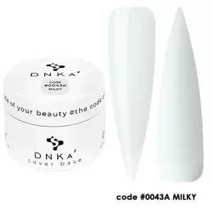 DNKa dengiamasis makiažo pagrindas 0043A Milky, 30 ml