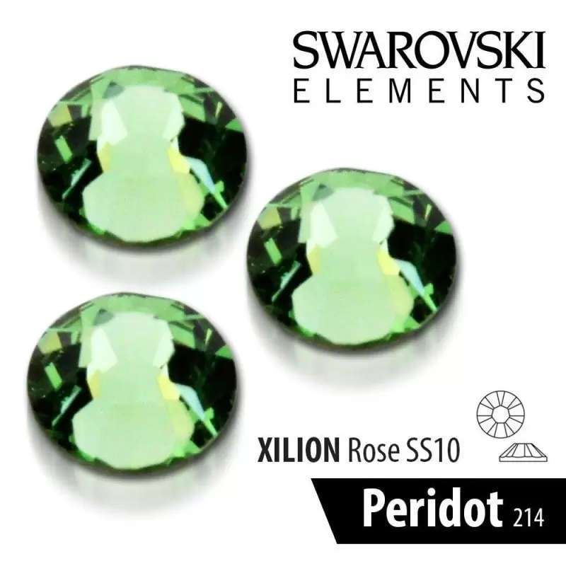 Стразы Swarovski SS10 214 Перидот 50 шт. Стразы Swarovski SS10 214 Перидот 50 шт.