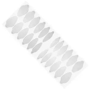 Lipnios silikoninės formos Oval ST012-3, 24 vnt