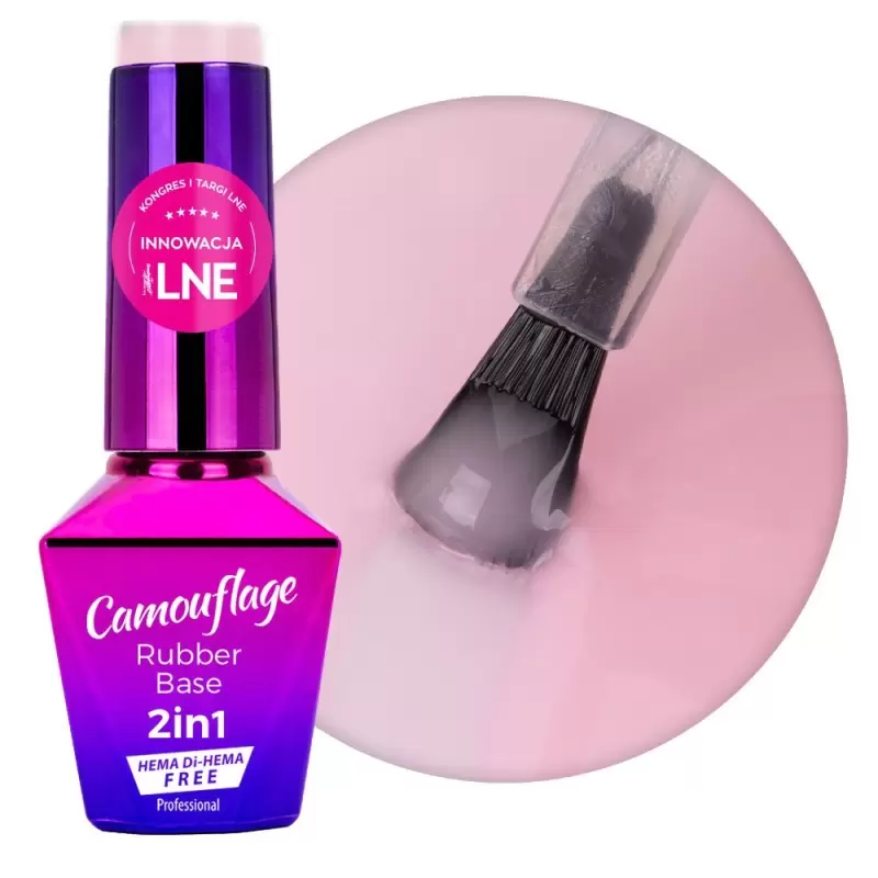 Guminė bazė 2w1 Camouflage Cool Nude HEMA/Di-HEMA Free 10g Guminė bazė 2w1 Camouflage Cool Nude HEMA/Di-HEMA Free 10g