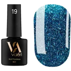 Valeri Flash 19 atspindintis gelinis lakas, 6 ml