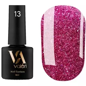 Valeri Flash 13 atspindintis gelinis lakas, 6 ml