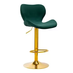 4Rico Bar Hocker QS-B15 aksominės žalios spalvos