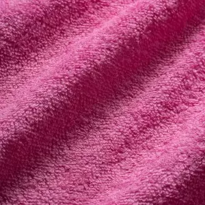 Drap éponge rose