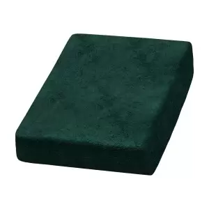 Drap éponge vert bouteille