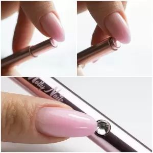 Automatinis apvalus šepetėlis "Pro Art rose gold" 7 mm Nr.7