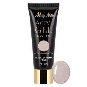 Acrylgel Molly Nails Champagner Glow HEMA/Di-HEMA Frei 30ml