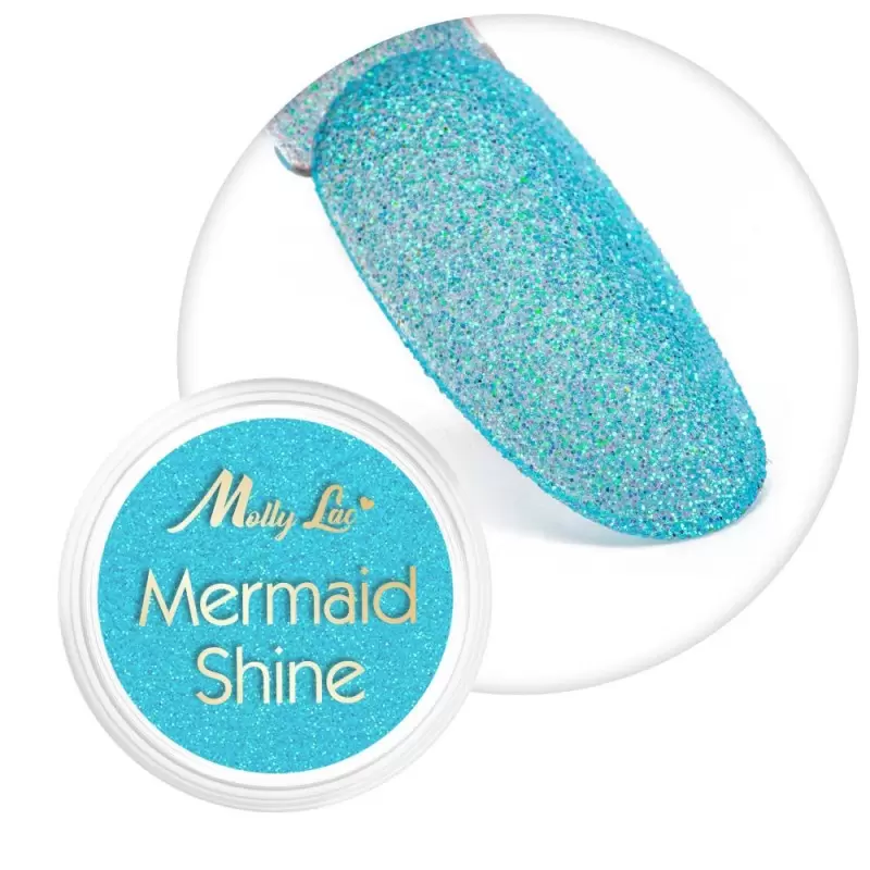 "Mermaid Shine" nagų pudra 1 g - 2 "Mermaid Shine" nagų pudra 1 g - 2