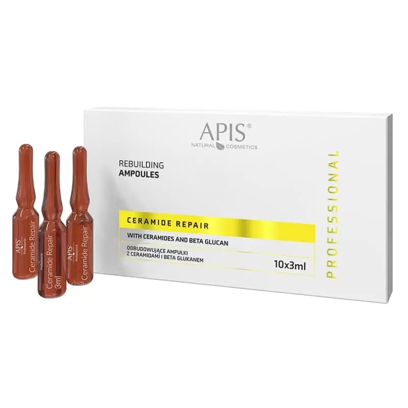 CERAMIDE REPAIR ampulės su keramidais ir beta gliukanais 10 x 3 ml CERAMIDE REPAIR ampulės su keramidais ir beta gliukanais 10 x 3 ml