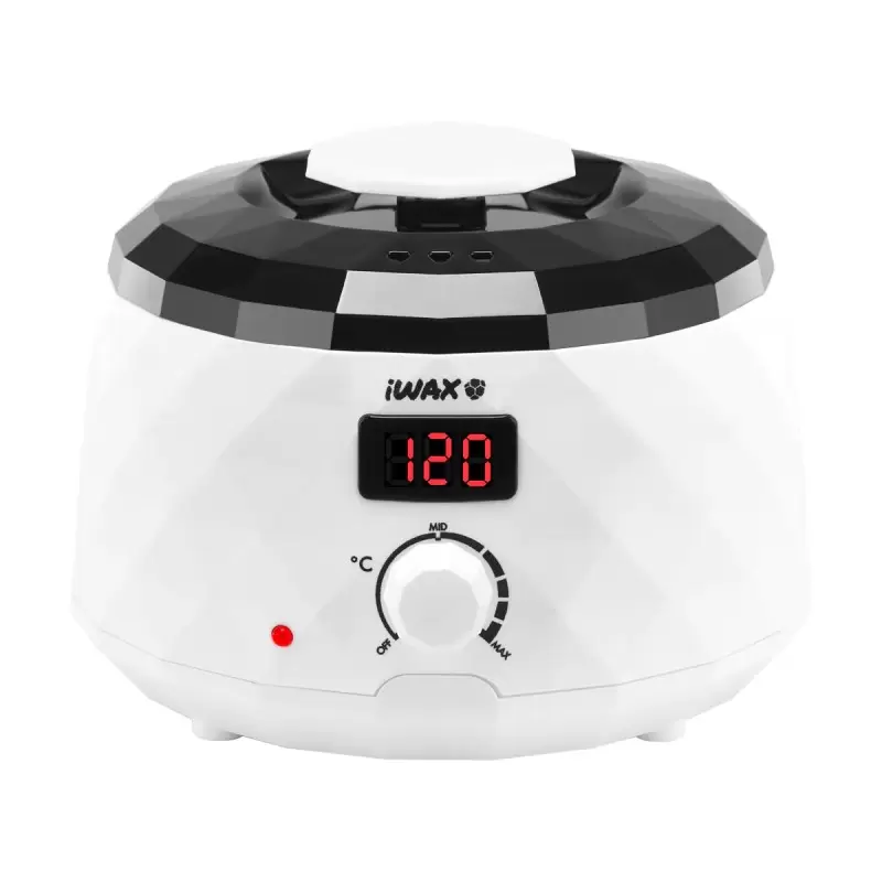 "iWax Diamond Tech" vaškinis šildytuvas 400 ml 100 W baltos spalvos "iWax Diamond Tech" vaškinis šildytuvas 400 ml 100 W baltos spalvos