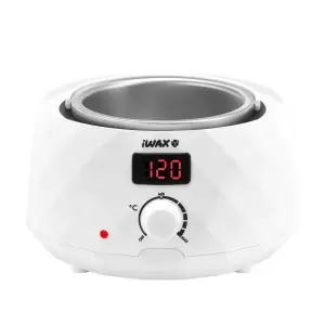 "iWax Diamond Tech" vaškinis šildytuvas 400 ml 100 W baltos spalvos