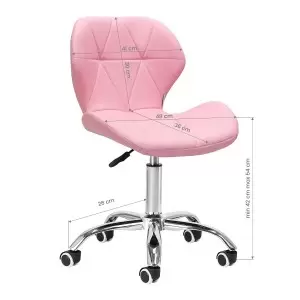 Косметический стул QS-06 розовый