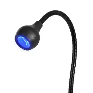 Glow LED Snake UV pöytävalaisin musta