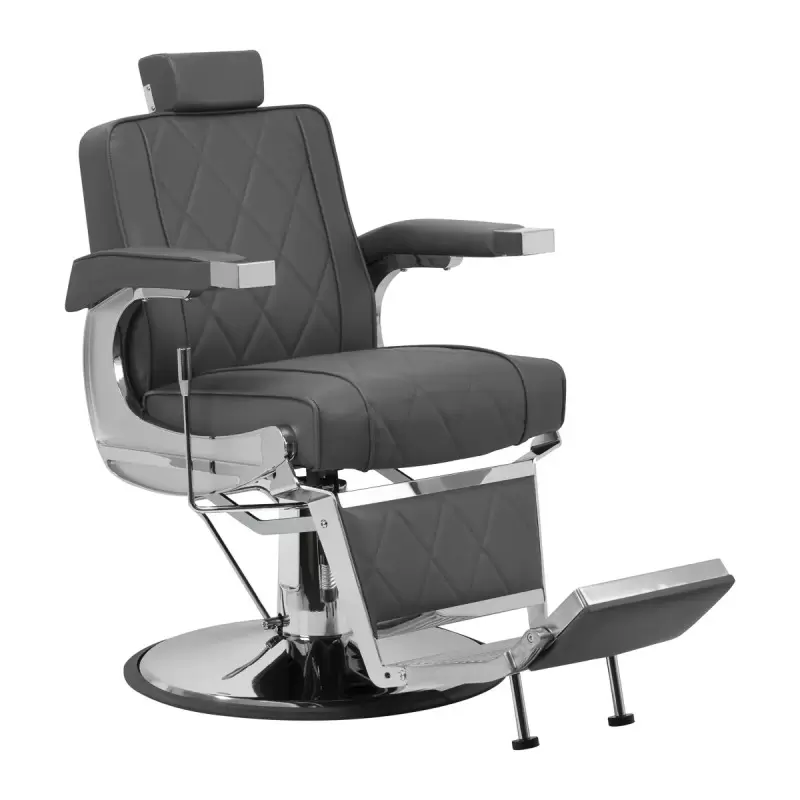 Парикмахерское кресло Hair System BM88066 серое Парикмахерское кресло Hair System BM88066 серое