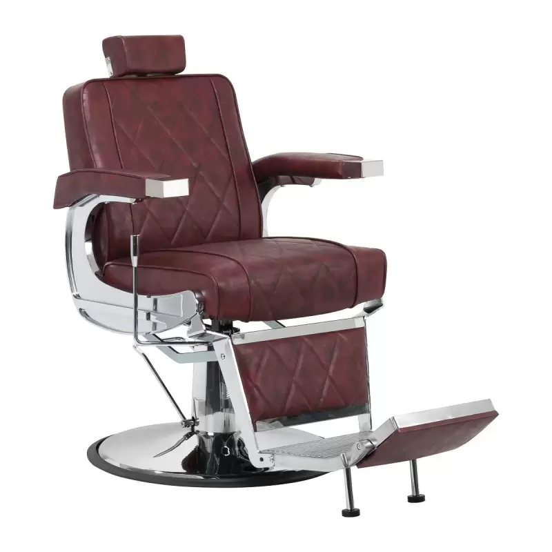 Kirpėjo kėdė Plaukų sistema BM88066 bordo spalvos