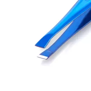 Tikslus kosmetinis pincetas - įstrižas NGHIA EXPORT T-01 mėlynas
