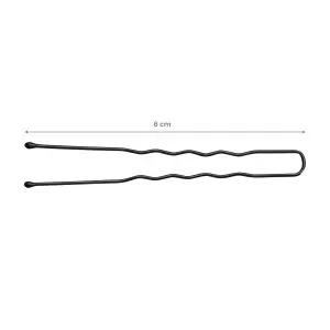 E-65 parykmacheriai 300 vienetų. 6 cm juodi
