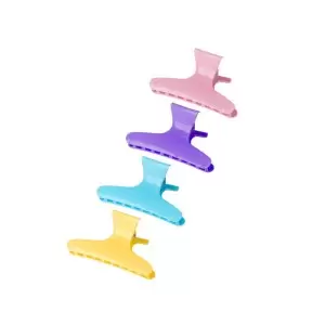 Clabs E-47 plaukų klipai, 12 vnt., 8,2 cm, skirtingos spalvos.