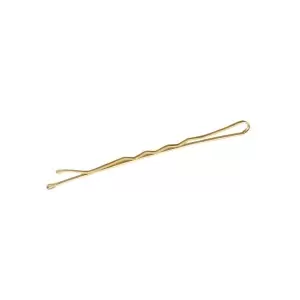 Plaukų smeigės E-64, 50 vnt., 6 cm, auksinė.