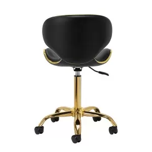 "Gabbiano" kosmetinė taburetė Q-4599G Gold Black