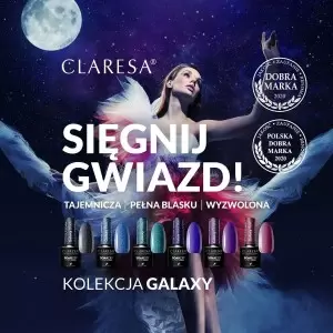 Galaxy Red CLARESA / Гель-лак для ногтей 5мл