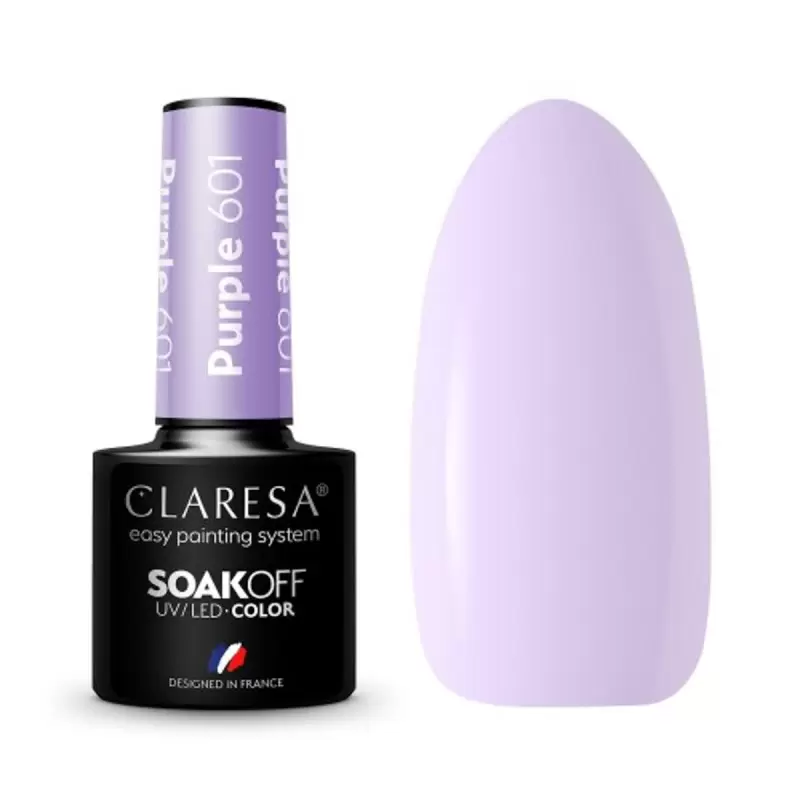 PURPLE 601 CLARESA / Гель-лак для ногтей 5мл PURPLE 601 CLARESA / Гель-лак для ногтей 5мл