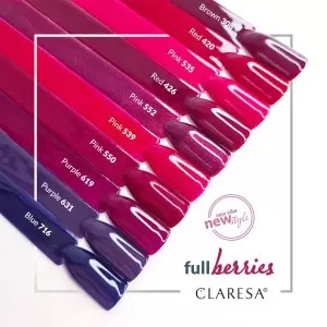 RED 420 CLARESA / Гель-лак для ногтей 5мл