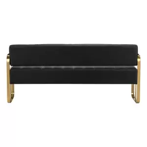 "Gabbiano" laukiamojo sofa "Avila" aukso spalvos juoda