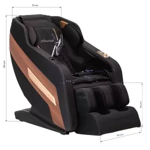 "Sakura Classic 306A" medžio odos masažinė kėdė