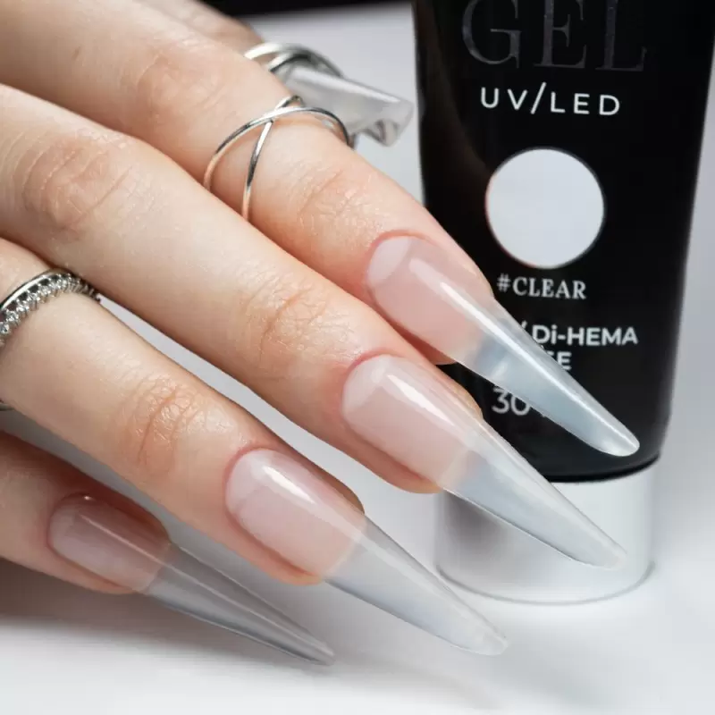 Гель для наращивания ногтей AcrylGel Molly HEMA/Di-HEMA Free Clear 30 мл