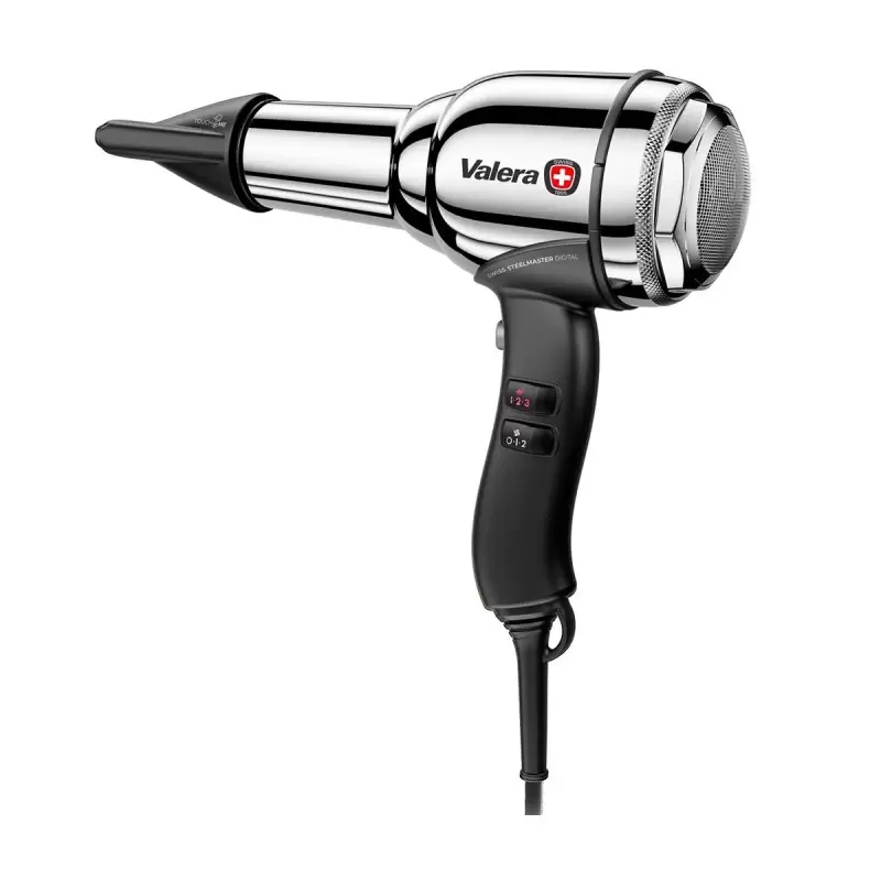 "Valera Steel Master Chrome" joninis 2100 W profesionalus plaukų džiovintuvas "Valera Steel Master Chrome" joninis 2100 W profesionalus plaukų džiovintuvas