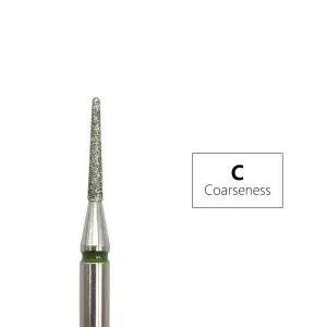 Deimantinis frezas "Cone dome" Ø1,2 mm, stambaus grūdėtumo "Coarse"