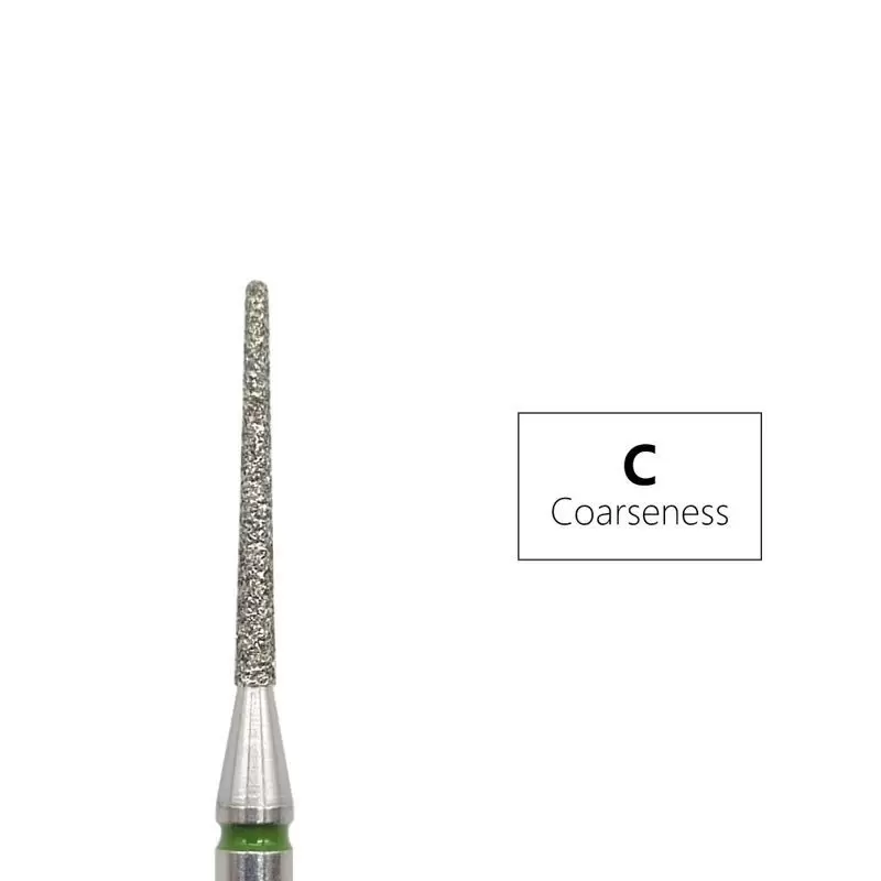Deimantinis frezas "Cone dome" L Ø1,2 mm, stambaus grūdėtumo "Coarse" Deimantinis frezas "Cone dome" L Ø1,2 mm, stambaus grūdėtumo "Coarse"