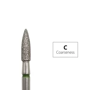 Deimantinis frezas "Bullet" Ø2,5 mm, "Coarse"