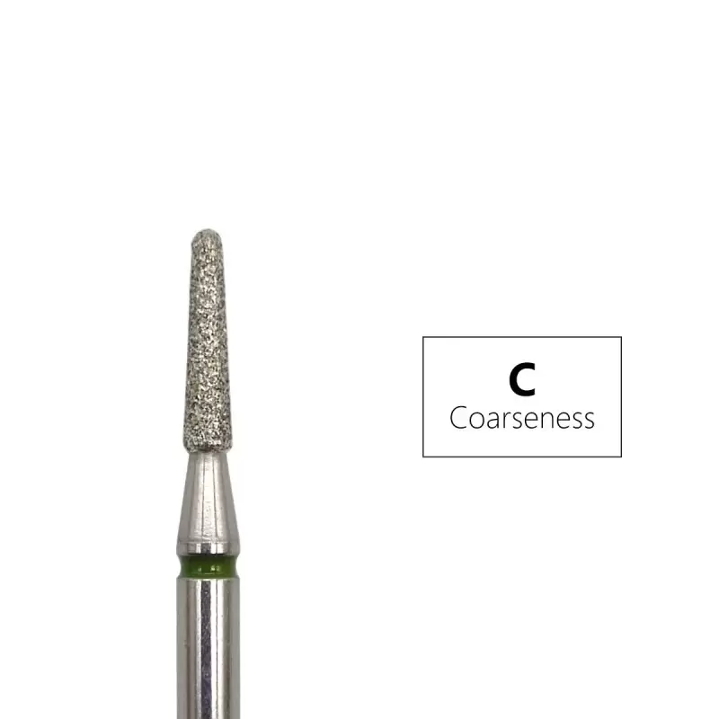 Фреза алмазная "Конус купол" Ø1.8 mm, крупной зернистости "Coarse" Фреза алмазная "Конус купол" Ø1.8 mm, крупной зернистости "Coarse"