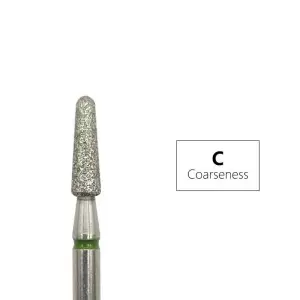 Deimantinis frezas "Cone dome" Ø2,5 mm, stambaus grūdėtumo "Coarse"