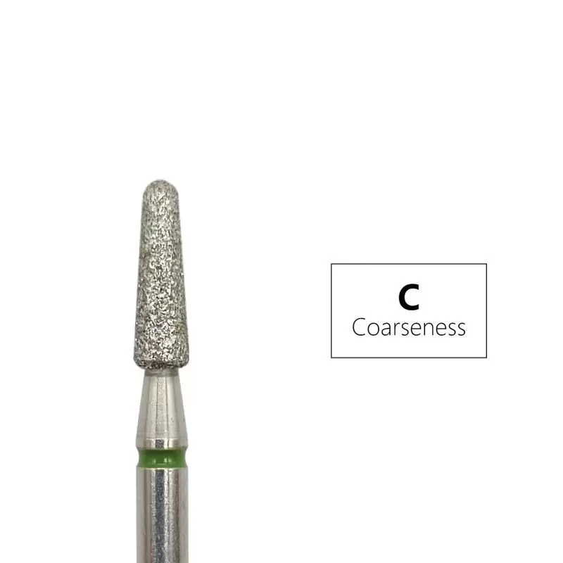 Фреза алмазная "Конус купол" Ø2.5 mm, крупной зернистости "Coarse" Фреза алмазная "Конус купол" Ø2.5 mm, крупной зернистости "Coarse"
