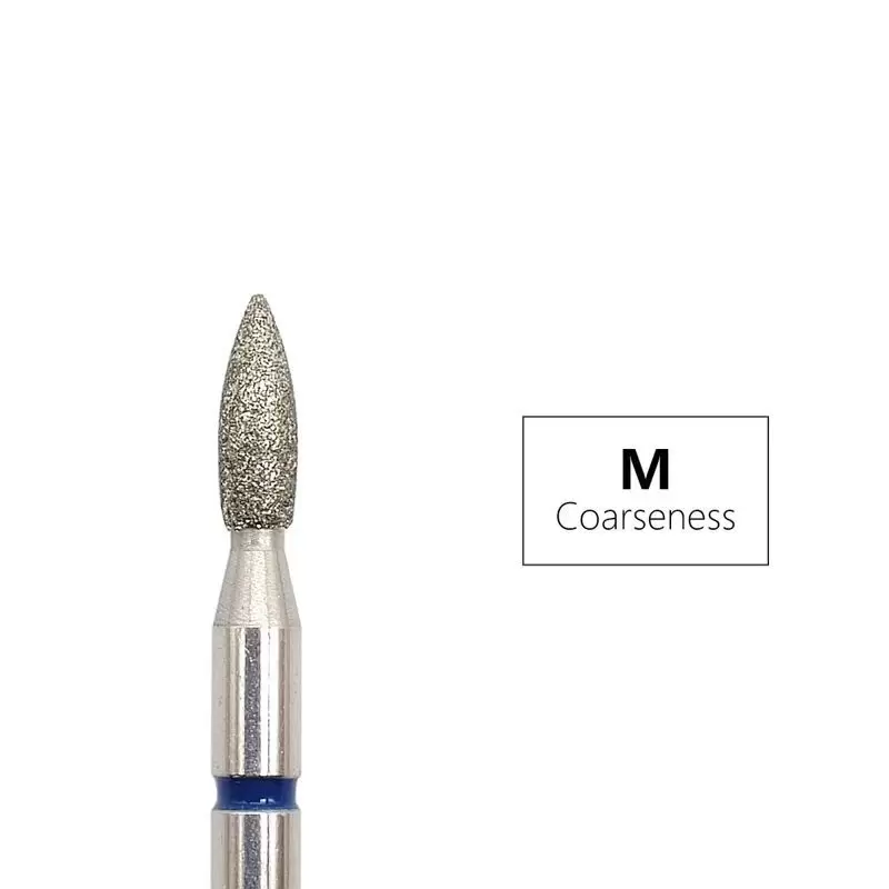 Deimantinis frezas "Bullet" Ø2,1 mm, vidutinis Deimantinis frezas "Bullet" Ø2,1 mm, vidutinis